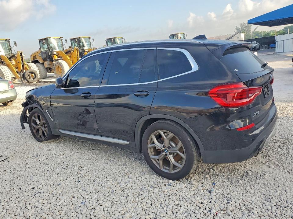 2020 BMW X3 VIN 5UXTY3C05L9C85122 COPART salvage auction — FRONT END, Fl - Cert Of Title Slvg Rebuildable, sold $3,250 on 2026-07-24 (photo 2)