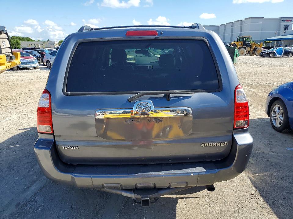 2006 Toyota 4runner VIN JTEZU14R860068691 COPART salvage auction — MINOR DENT/SCRATCHES, Fl - Certificate Of Title, sold $3,250 on 2026-07-07 (photo 6)
