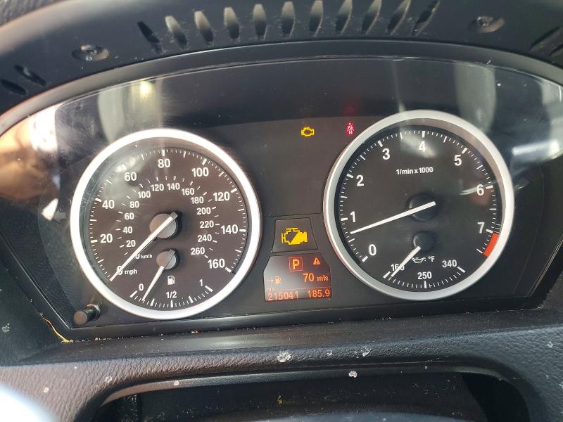 2011 BMW X6 VIN 5UXFG2C55BLX06762 COPART salvage auction — MECHANICAL, Ut - Certificate Of Title, sold $1,150 on 2026-07-13 (photo 9)