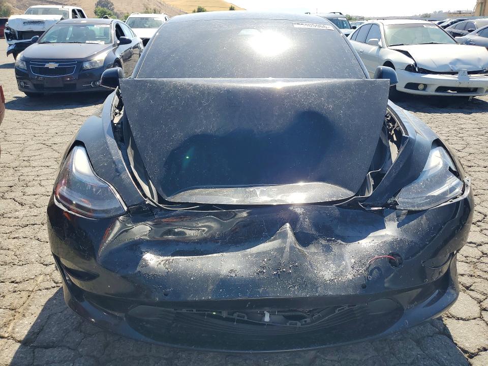 2021 Tesla Model 3 VIN 5YJ3E1EC1MF984659 COPART salvage auction — FRONT END, Ca - Salvage Certificate, sold $6,400 on 2026-07-02 (photo 5)