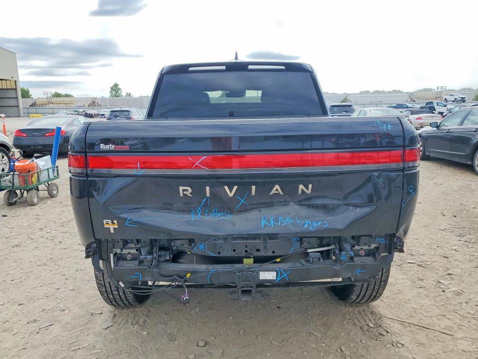 2022 Rivian VIN 7FCTGAALXNN007792 COPART salvage auction — REAR END, Ks - Cert Of Title-Salvage, sold $7,600 on 2026-07-30 (photo 6)