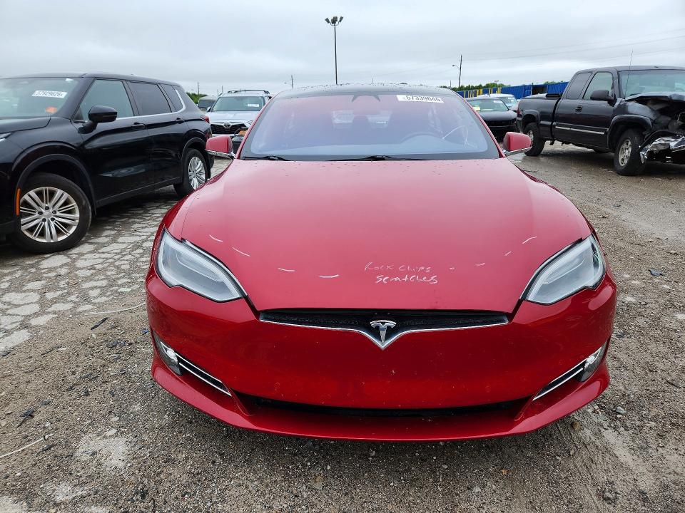 2017 Tesla VIN 5YJSA1E21HF205796 COPART salvage auction — SIDE, IN - CERT OF TITLE-SALVAGE TITLE, sold $8,000 on 2026-07-24 (photo 5)