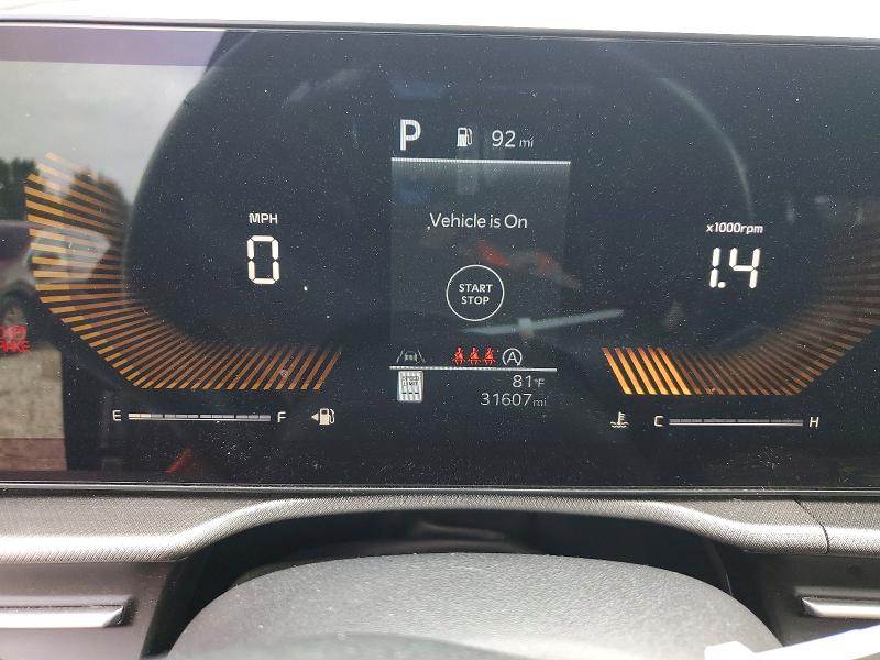 2026 Kia Sportage VIN 5XYK23DF2TG348867 COPART salvage auction — HAIL, Ok - Cert Of Title-Salvage, sold $12,100 on 2026-07-13 (photo 9)