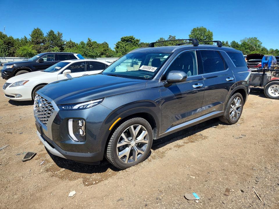 2021 Hyundai VIN KM8R3DHE2MU246726 COPART salvage auction — REAR END, Il - Salvage Certificate, sold $6,600 on 2026-07-28 (photo 1)
