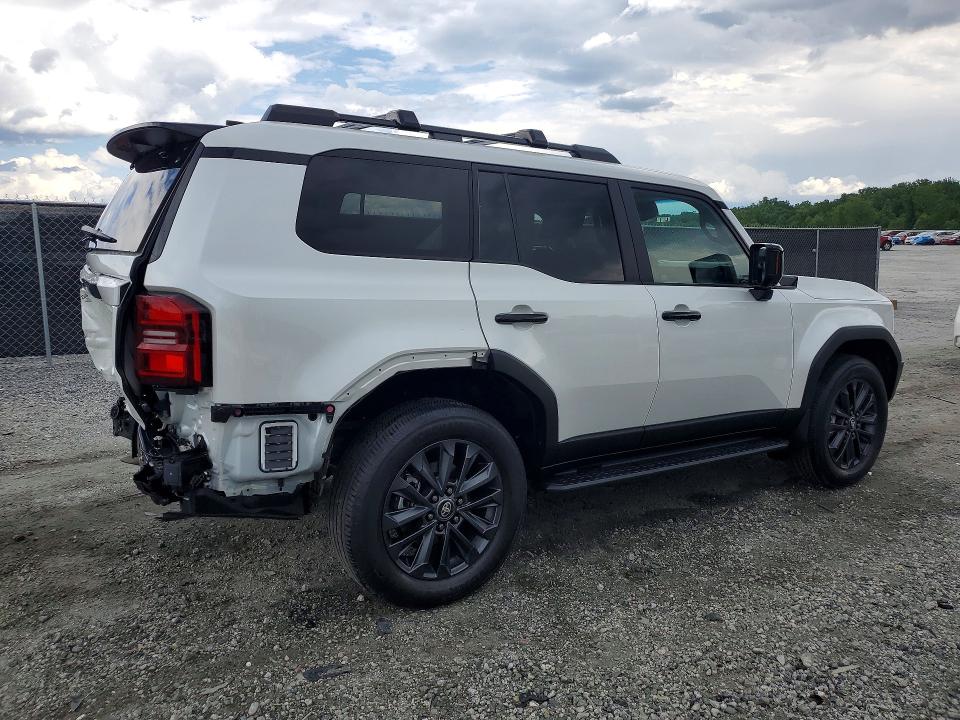 2025 Toyota Land cruiser VIN JTEABFAJ0S5015320 COPART salvage auction — REAR END, Sc - Cert Of Title-Salvage, sold $41,750 on 2026-07-08 (photo 3)