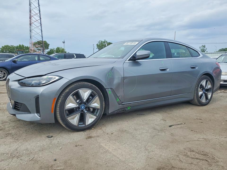 2024 BMW I4 VIN WBY83FB08RFS82133 — COPART salvage auction photo