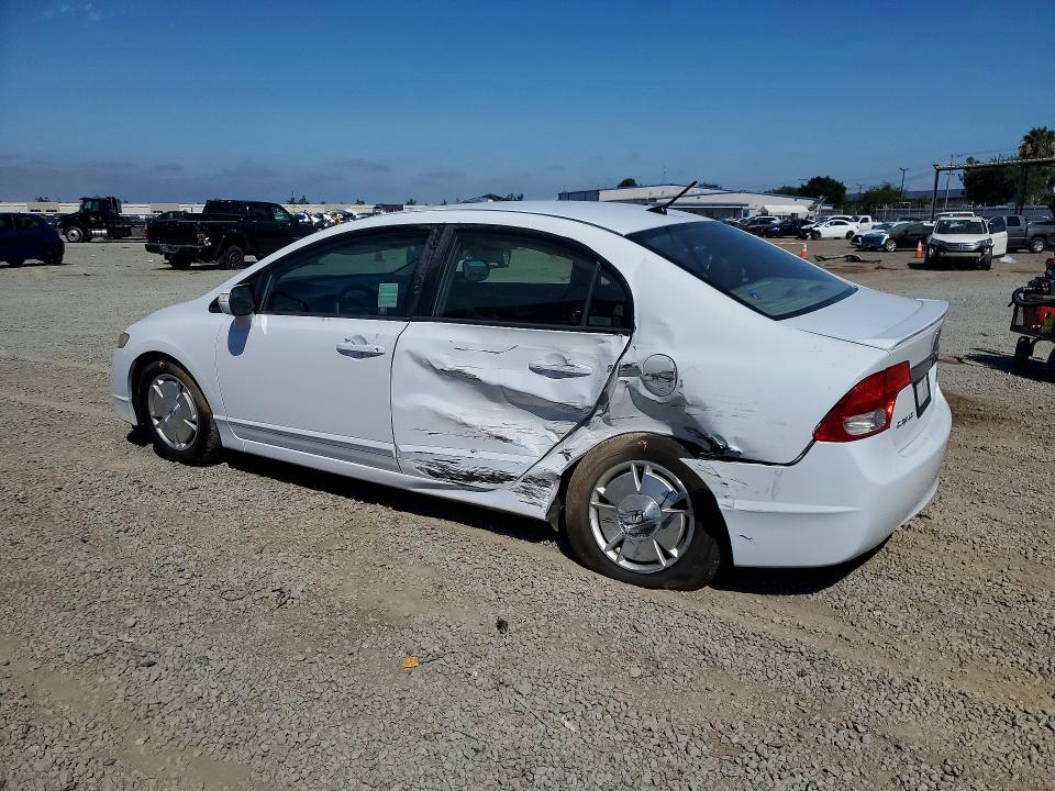 2009 Honda Civic hybrid VIN JHMFA36219S016791 COPART salvage auction — SIDE, Ca - Salvage Certificate, sold $325 on 2026-07-21 (photo 2)