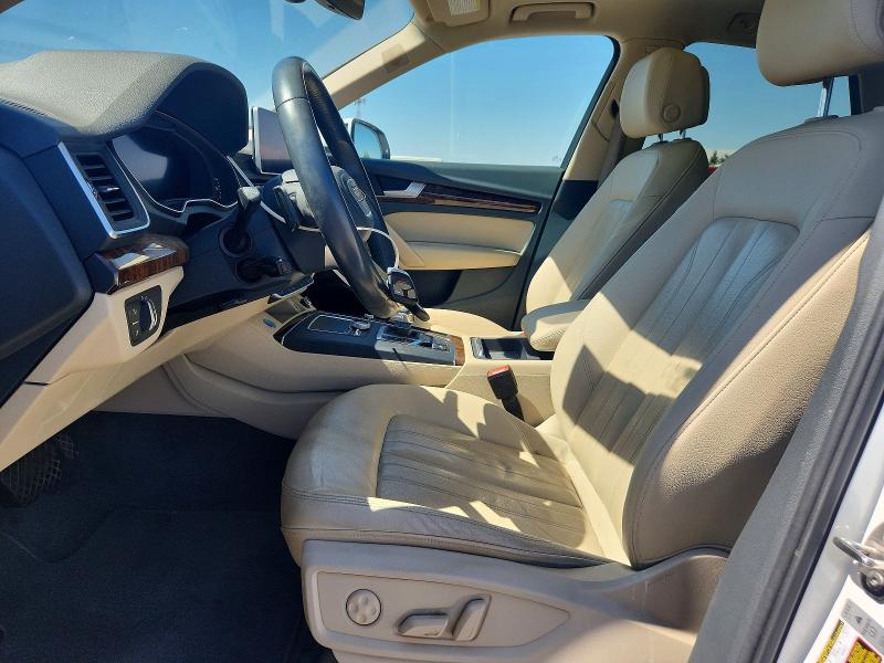 2018 Audi Q5 VIN WA1BNAFY4J2153624 COPART salvage auction — FRONT END, CA - SALVAGE CERTIFICATE, sold $7,600 on 2026-07-24 (photo 7)