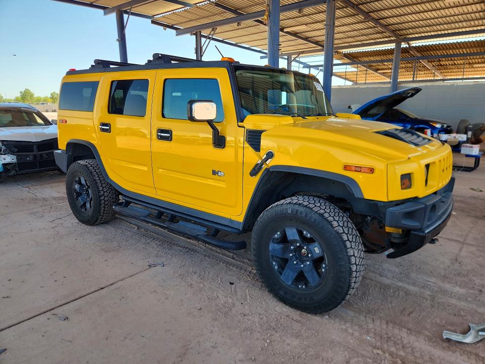 2003 Hummer H2 VIN 5GRGN23U03H132738 COPART salvage auction — MINOR DENT/SCRATCHES, Az - Certificate Of Title, sold $5,800 on 2026-07-02 (photo 4)