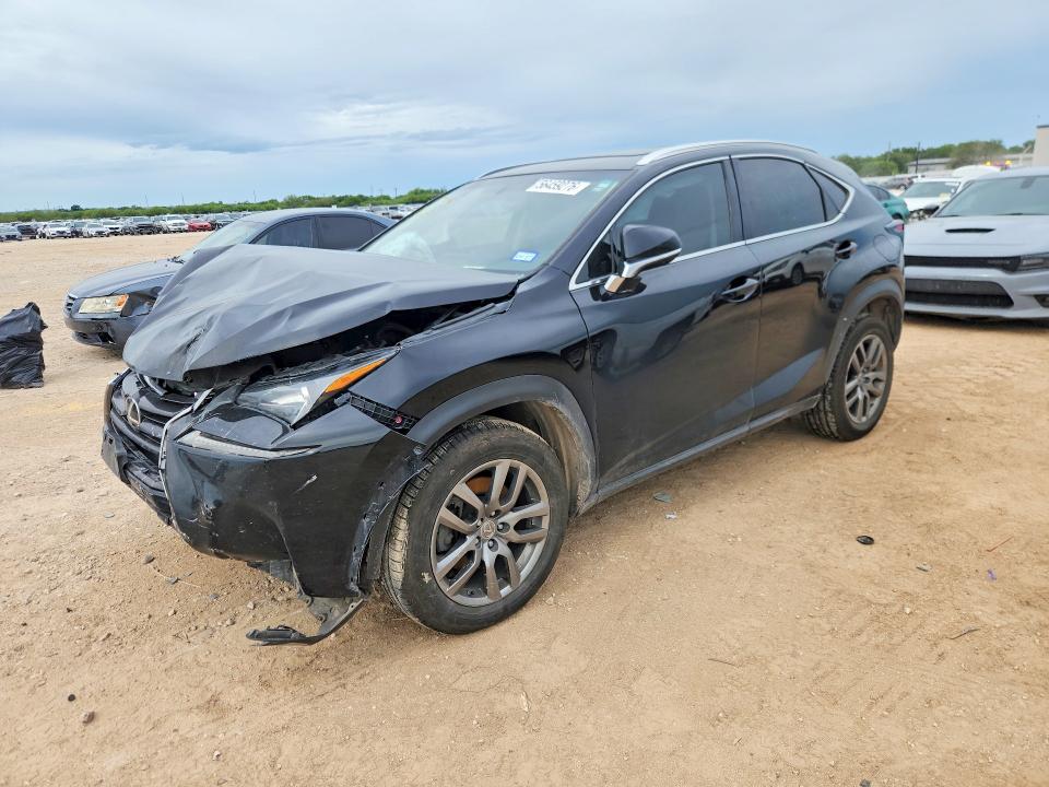 2016 Lexus Nx VIN JTJYARBZXG2041540 COPART salvage auction — FRONT END, Tx - Salvage Vehicle Title, sold $4,750 on 2026-07-09 (photo 1)