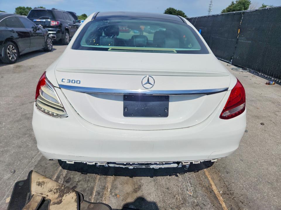 2017 Mercedes-benz C-klasse VIN WDDWF4JB9HR252777 COPART salvage auction — MINOR DENT/SCRATCHES, Fl - Certificate Of Title, sold $6,800 on 2026-07-28 (photo 6)