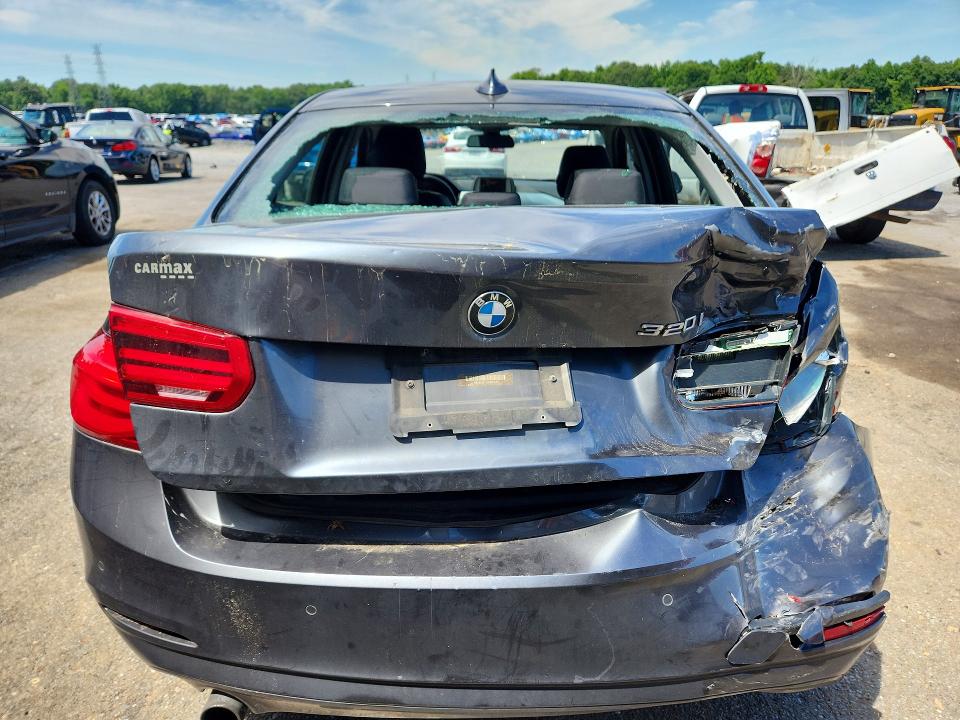 2017 BMW 3er VIN WBA8A9C57HK620109 COPART salvage auction — REAR END, TN - SALVAGE CERTIFICATE, sold $425 on 2026-07-28 (photo 6)