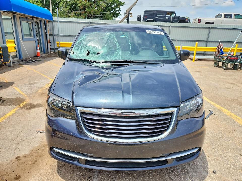 2014 Chrysler Voyager VIN 2C4RC1HG8ER258835 COPART salvage auction — FRONT END, Ks - Cert Of Title-Salvage, sold $875 on 2026-07-22 (photo 5)