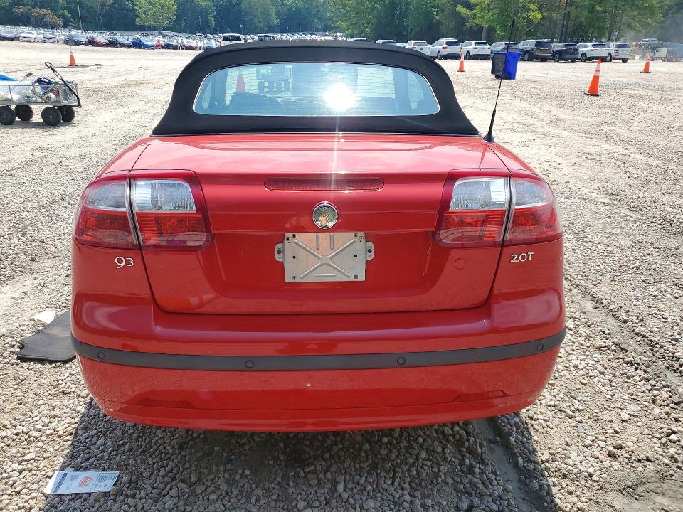 2004 Saab 9-3 VIN YS3FD79Y546006422 COPART salvage auction — MINOR DENT/SCRATCHES, Nc - Dealer Only Clean Title, sold $3,550 on 2026-07-06 (photo 6)