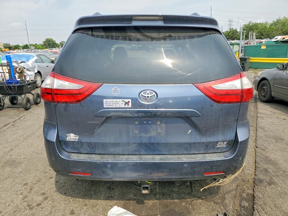 2016 Toyota Sienna VIN 5TDDK3DC3GS141346 COPART salvage auction — FRONT END, Co - Salvage Title, sold $3,100 on 2026-07-09 (photo 6)