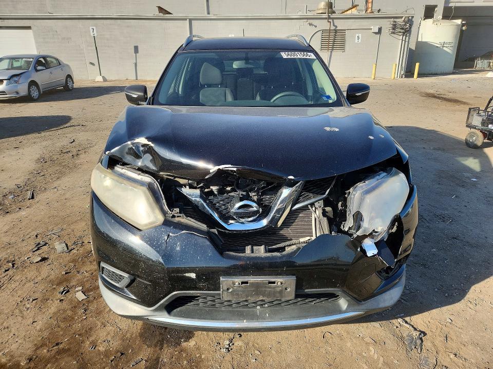 2015 Nissan Rogue VIN KNMAT2MV9FP586145 COPART salvage auction — FRONT END, VA - CERT OF TITLE - SALVAGE, sold $1,150 on 2026-07-29 (photo 5)