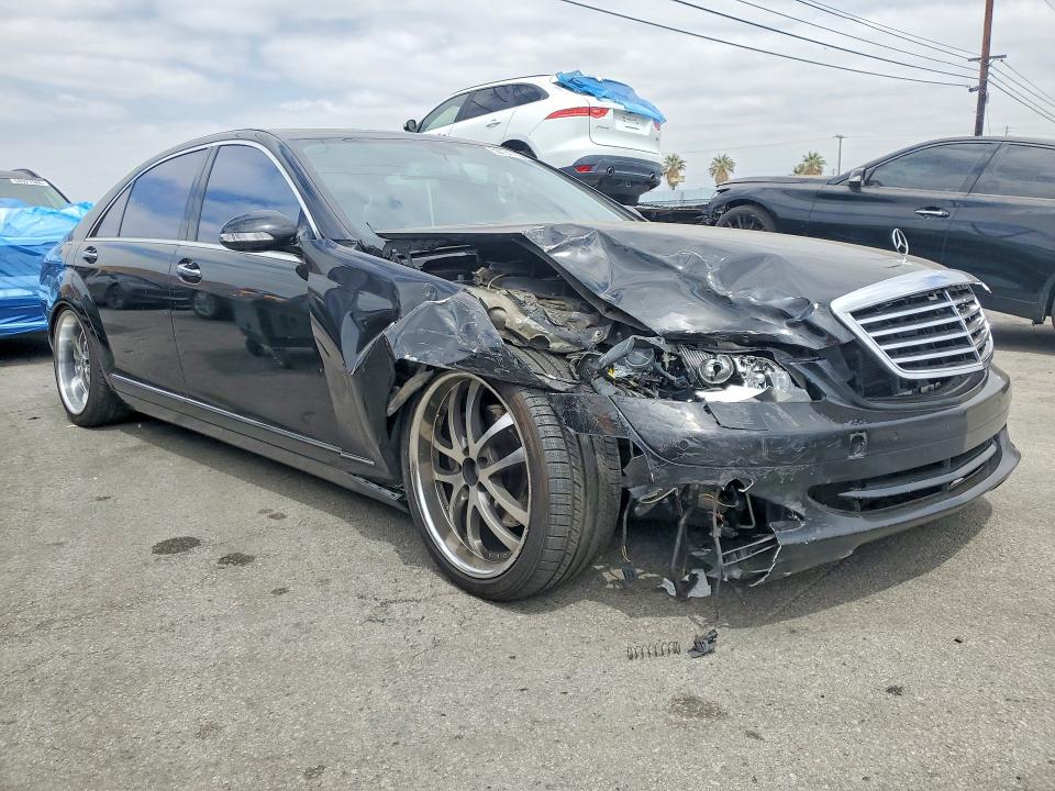 2007 Mercedes-benz S class VIN WDDNG71X27A097444 COPART salvage auction — FRONT END, CA - SALVAGE CERTIFICATE, sold $500 on 2026-07-20 (photo 4)