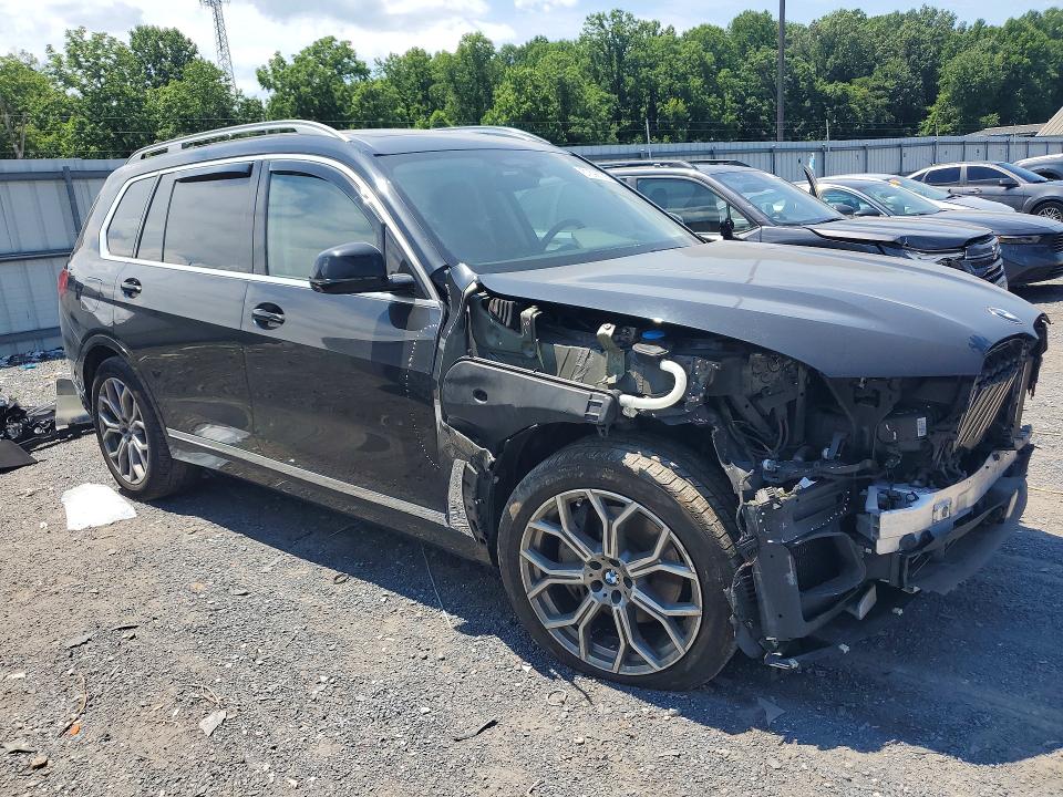 2019 BMW X7 VIN 5UXCX4C54KLS36044 COPART salvage auction — FRONT END, Pa - Certificate Of Salvage, sold $175 on 2026-07-30 (photo 4)