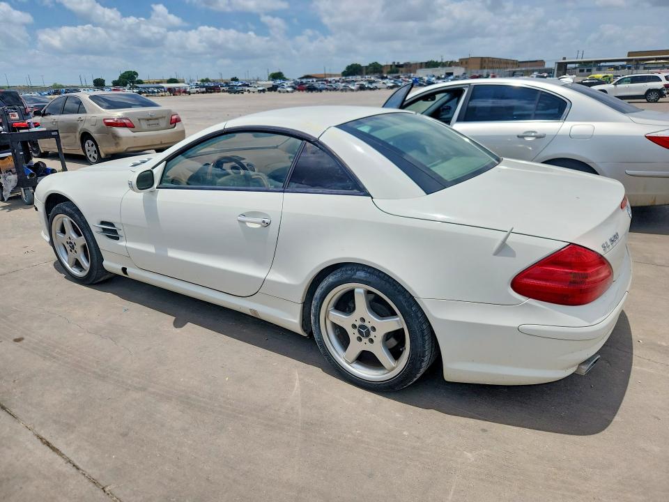 2003 Mercedes-benz Sl-class VIN WDBSK75F33F060315 COPART salvage auction — FRONT END, Tx - Certificate Of Title, sold $950 on 2026-07-09 (photo 2)