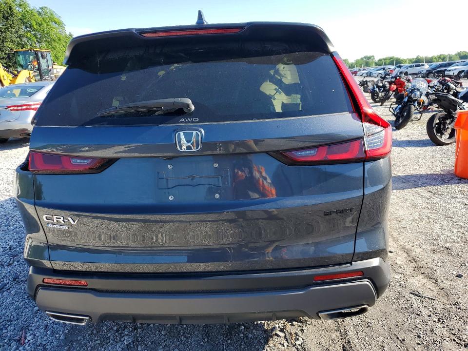 2024 Honda Cr-v VIN 7FARS6H59RE022375 COPART salvage auction — HAIL, AR - CERTIFICATE OF TITLE, sold $1,900 on 2026-07-27 (photo 6)