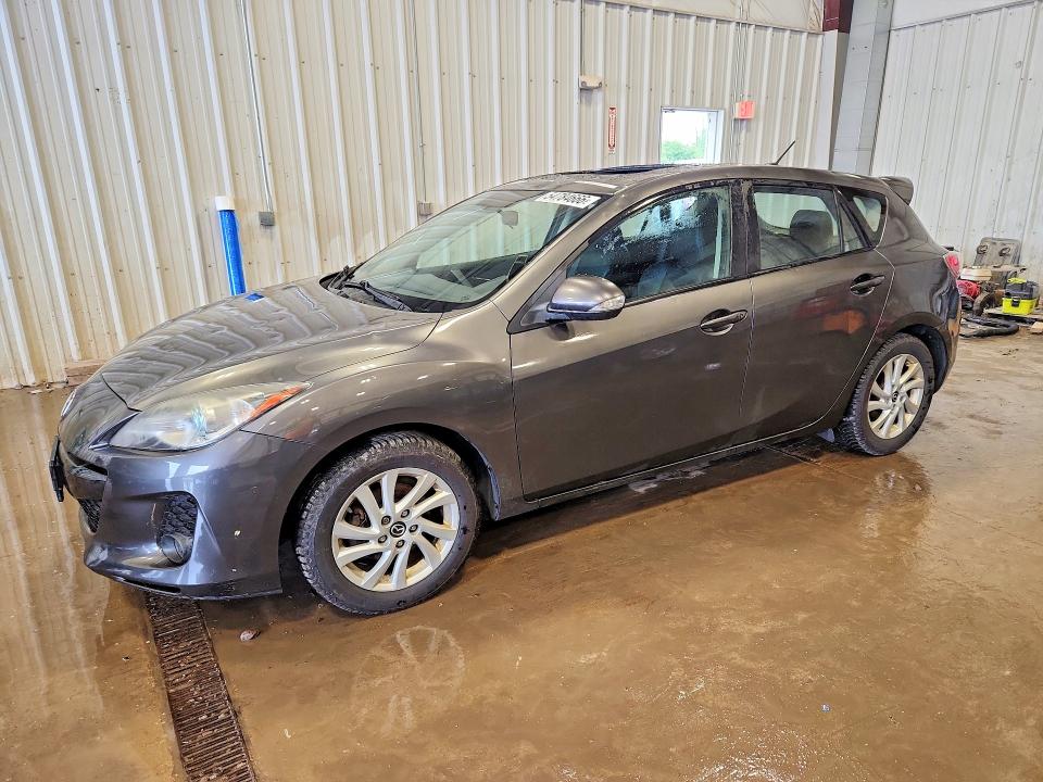 2013 Mazda 3 VIN JM1BL1M7XD1777704 COPART salvage auction — HAIL, Wi - Junked Vehicle Bill Of Sale, sold $575 on 2026-07-06 (photo 1)