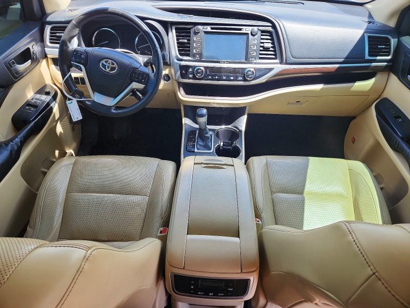 2014 Toyota Highlander VIN 5TDDKRFH5ES060082 COPART salvage auction — FRONT END, Il - Salvage Certificate, sold $6,100 on 2026-07-21 (photo 8)