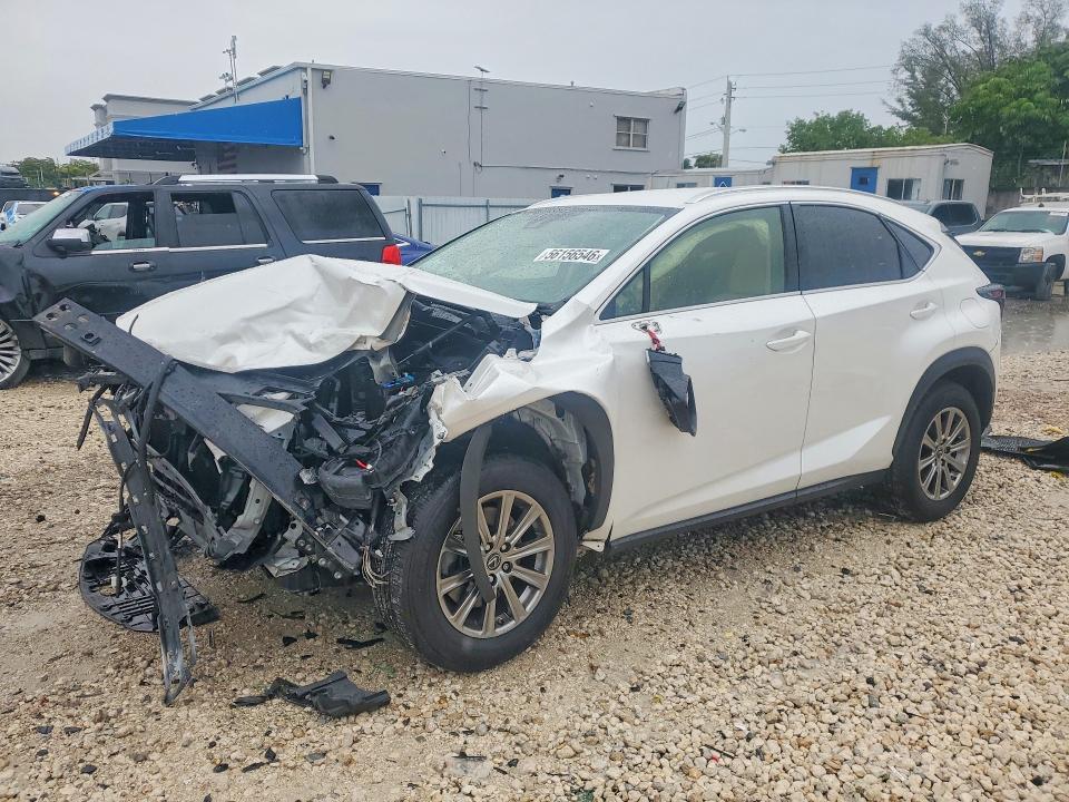 2021 Lexus Nx VIN JTJDARBZ0M5029356 COPART salvage auction — FRONT END, Fl - Certificate Of Destruction, sold $3,750 on 2026-07-07 (photo 1)