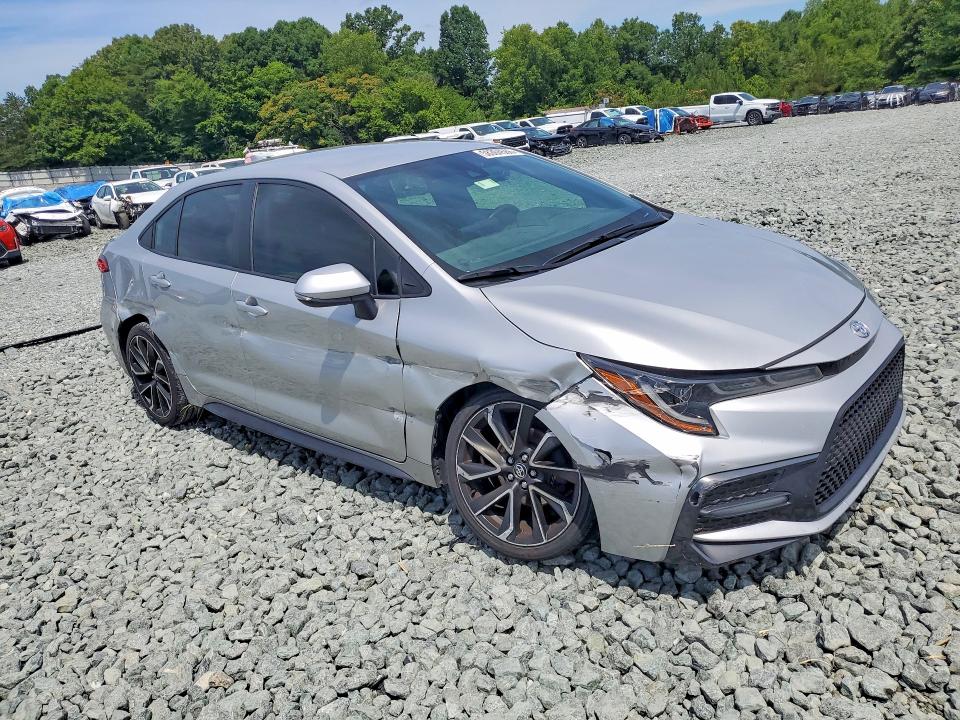 2022 Toyota VIN JTDS4MCE5NJ092834 COPART salvage auction — SIDE, Nc - Salvage Certificate Of Title, sold $500 on 2026-07-29 (photo 4)