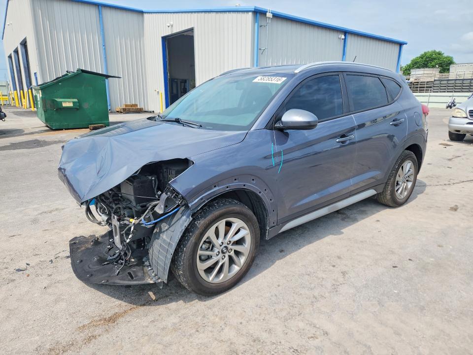 2017 Hyundai Tucson VIN KM8J33A4XHU499002 COPART salvage auction — FRONT END, Ok - Cert Of Title-Salvage, sold $1,400 on 2026-07-24 (photo 1)
