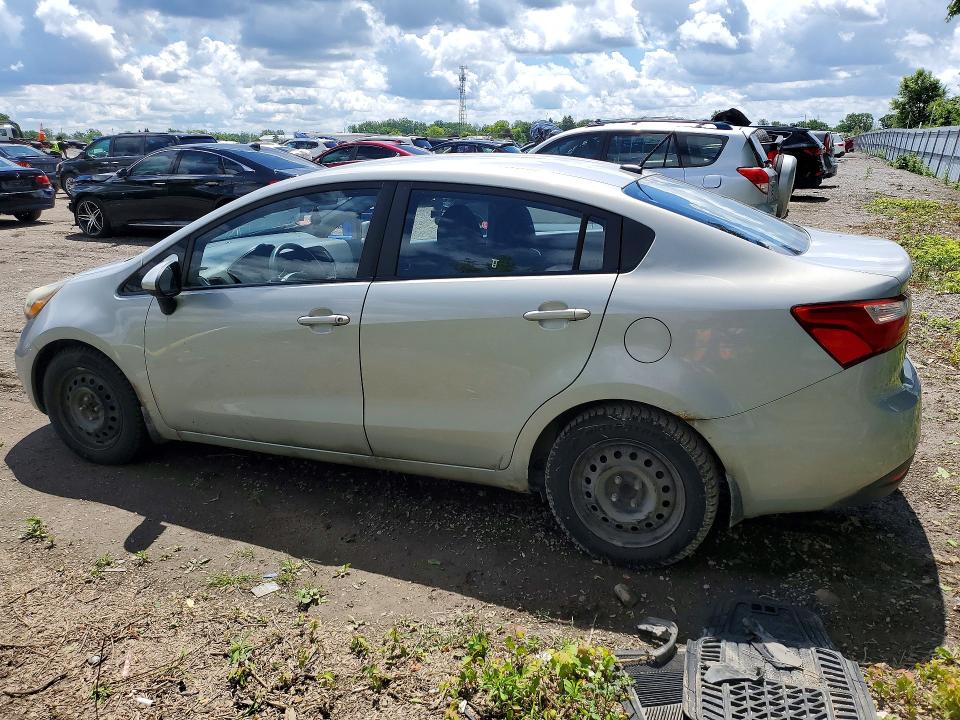 2013 Kia Rio VIN KNADM4A38D6100336 COPART salvage auction — UNDERCARRIAGE, On - Permit No Brand - Unfit, sold $250 on 2026-07-02 (photo 2)
