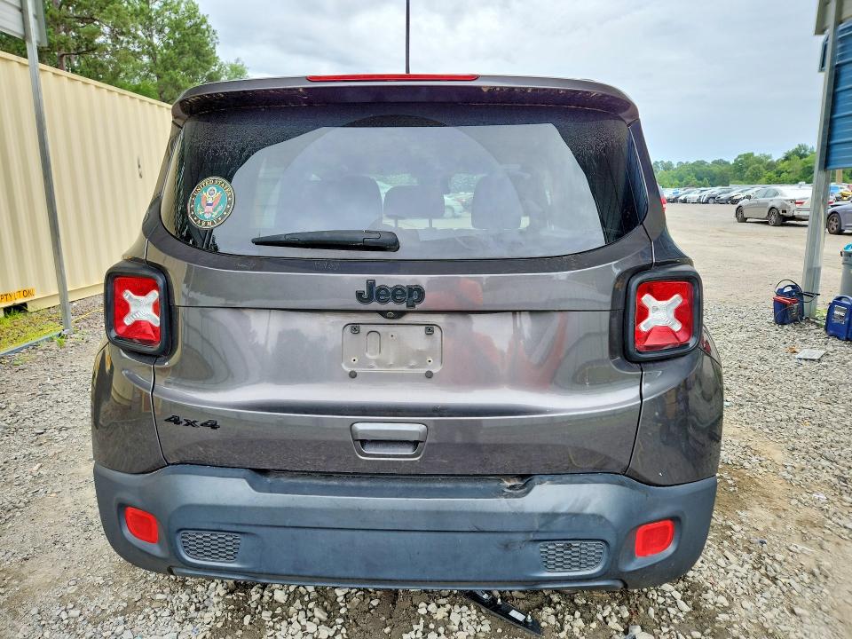 2018 Jeep Renegade VIN ZACCJBAB7JPH37892 COPART salvage auction — FRONT END, Sc - Cert Of Title-Salvage, sold $1,700 on 2026-08-04 (photo 6)