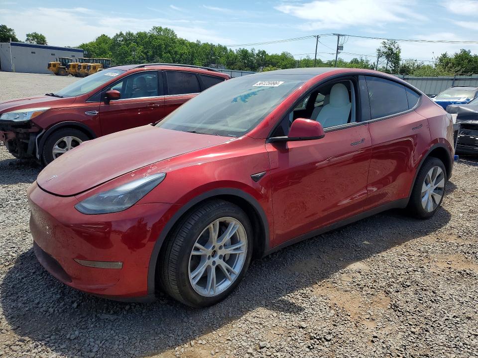 2024 Tesla Model y VIN 7SAYGDEE3RA274589 COPART salvage auction — FRONT END, Nj - Cert Of Title-Salvage, sold $12,000 on 2026-07-31 (photo 1)