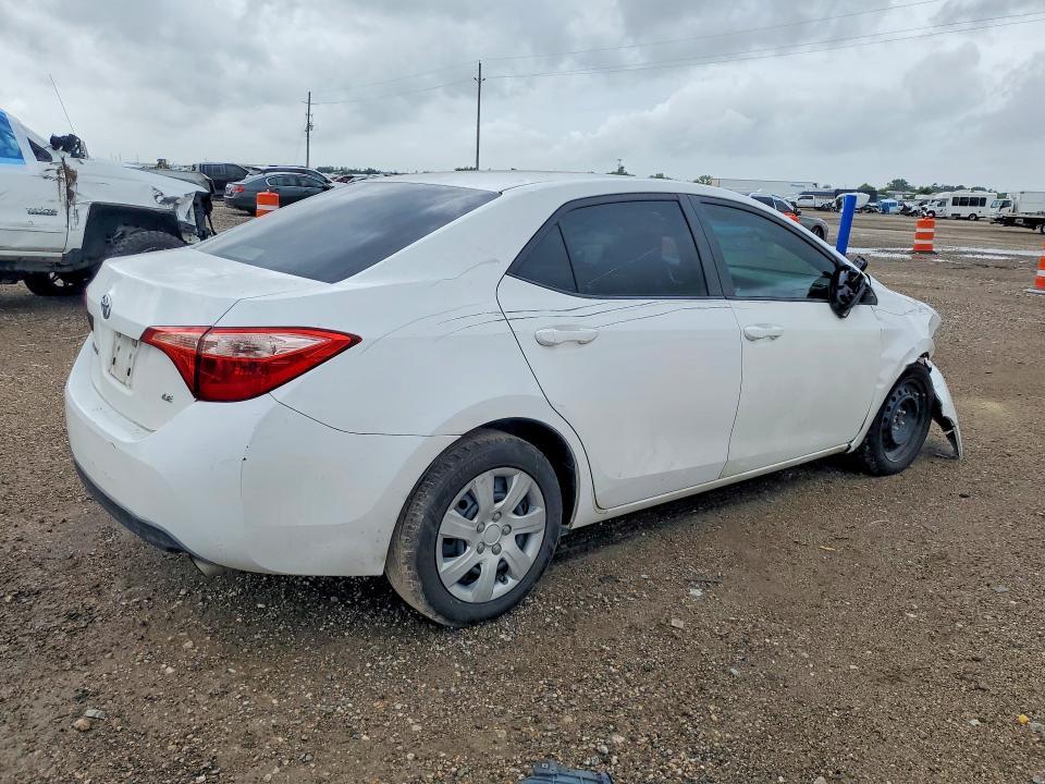 2017 Toyota Corolla VIN 5YFBURHE3HP672606 COPART salvage auction — FRONT END, Tx - Salvage Vehicle Title, sold $2,100 on 2026-07-09 (photo 3)