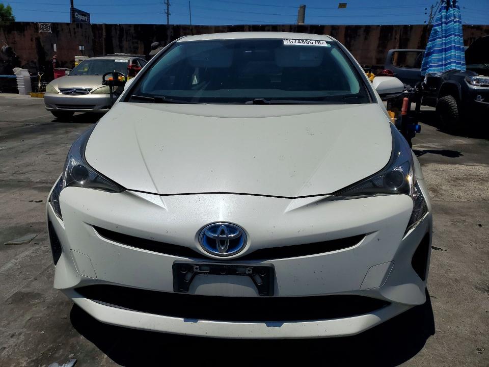 2016 Toyota Prius VIN JTDKARFU5G3506467 COPART salvage auction — SIDE, Ca - Salvage Certificate, sold $3,200 on 2026-07-17 (photo 5)