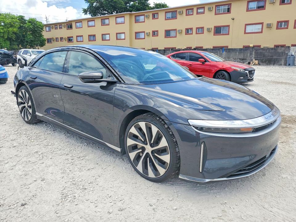 2023 Lucid Air VIN 50EA1TEA0PA002934 COPART salvage auction — REAR END, Fl - Certificate Of Destruction, sold $12,600 on 2026-07-21 (photo 4)