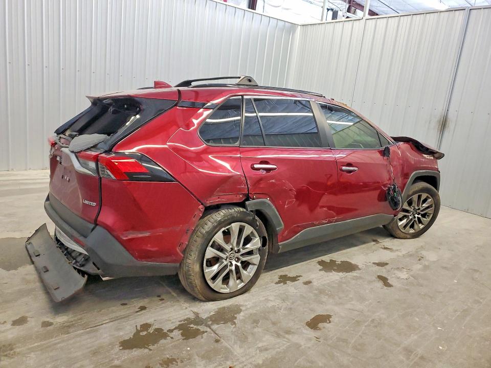 2019 Toyota Rav4 VIN JTMY1RFV4KD515618 COPART salvage auction — ROLLOVER, Sc - Cert Of Title-Dlr Only >25%, sold $150 on 2026-07-28 (photo 3)