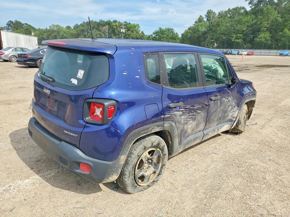 2017 Jeep VIN ZACCJAAB4HPF51327 COPART salvage auction — SIDE, La - Cert Of Title-Salvage, sold $1,400 on 2026-07-02 (photo 3)