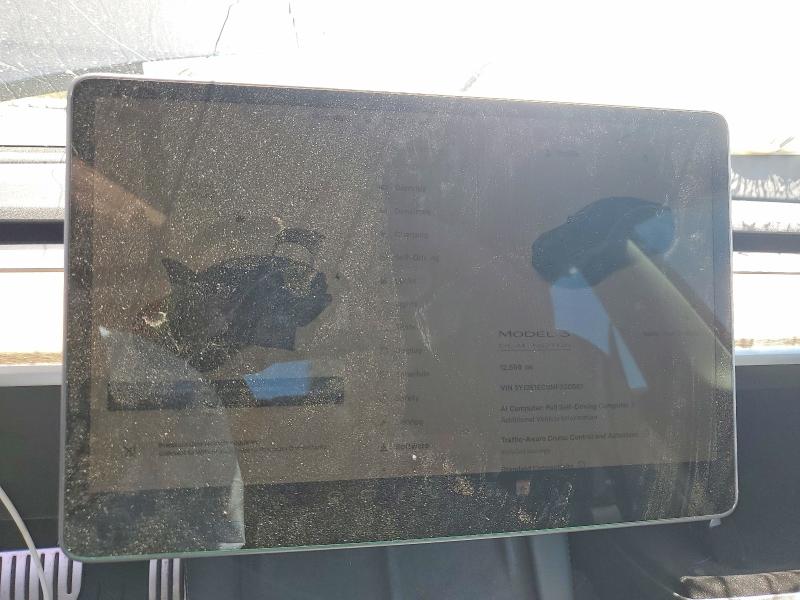 2022 Tesla Model 3 VIN 5YJ3E1EC0NF330561 COPART salvage auction — FRONT END, CA - SALVAGE CERTIFICATE, sold $60 on 2026-07-21 (photo 9)