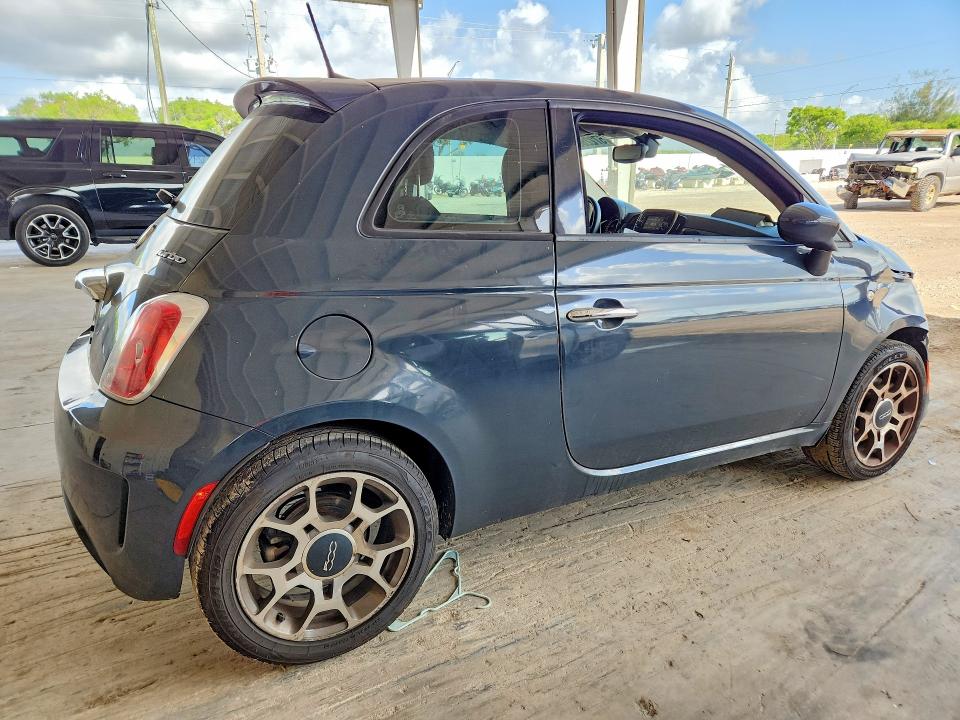 2018 Fiat 500 VIN 3C3CFFKH1JT472038 COPART salvage auction — FRONT END, Fl - Cert Of Title Slvg Rebuildable, sold $550 on 2026-08-12 (photo 3)