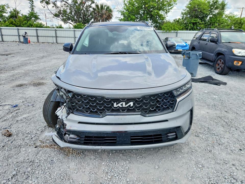 2022 Kia Sorento VIN 5XYRH4LF6NG126937 COPART salvage auction — FRONT END, Fl - Certificate Of Destruction, sold $1,200 on 2026-07-21 (photo 5)