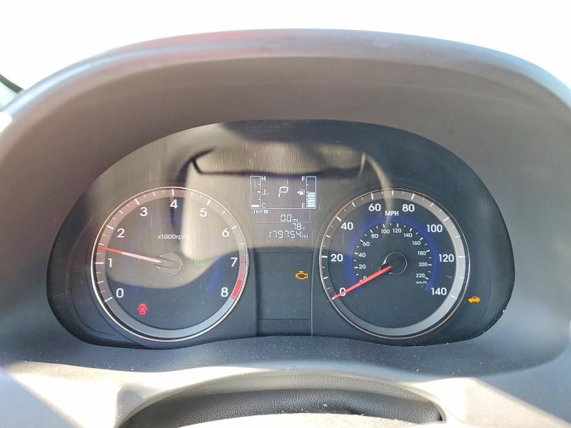 2015 Hyundai Accent VIN KMHCT4AE6FU799463 COPART salvage auction — FRONT END, Nc - Salvage Certificate Of Title, sold $725 on 2026-07-16 (photo 9)
