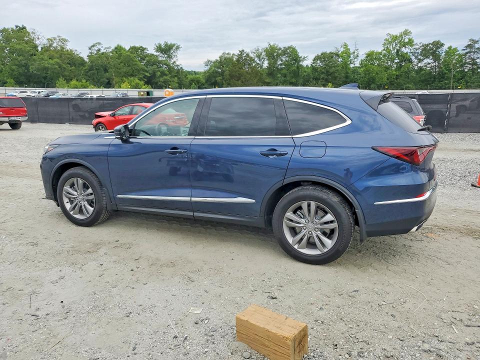 2025 Acura Mdx VIN 5J8YE1H39SL035681 COPART salvage auction — MINOR DENT/SCRATCHES, Sc - Cert Of Title-Salvage, sold $9,700 on 2026-07-29 (photo 2)