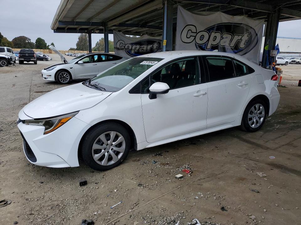 2021 Toyota Corolla VIN 5YFEPMAEXMP178562 COPART salvage auction — SIDE, Ca - Salvage Certificate, sold $6,500 on 2026-07-07 (photo 1)