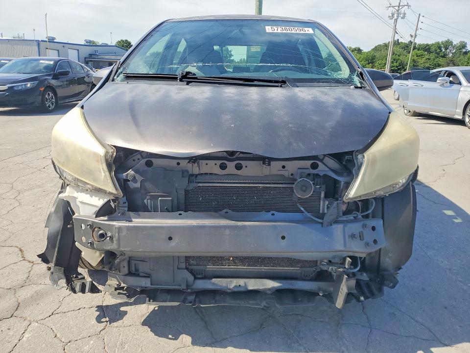 2013 Toyota Yaris VIN JTDKTUD35DD571655 COPART salvage auction — FRONT END, Tn - Salvage Certificate, sold $2,250 on 2026-07-27 (photo 5)