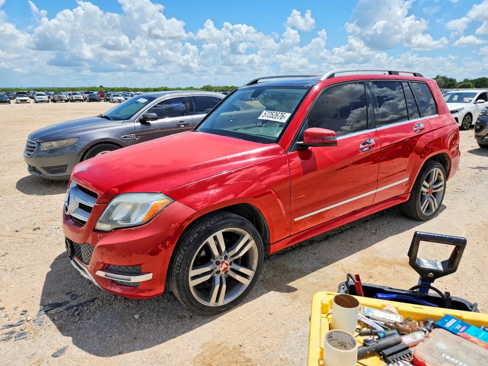 2014 Mercedes-benz Glk-klasse VIN WDCGG5HB4EG323375 COPART salvage auction — MINOR DENT/SCRATCHES, Tx - Certificate Of Title (P), sold $3,900 on 2026-07-09 (photo 1)