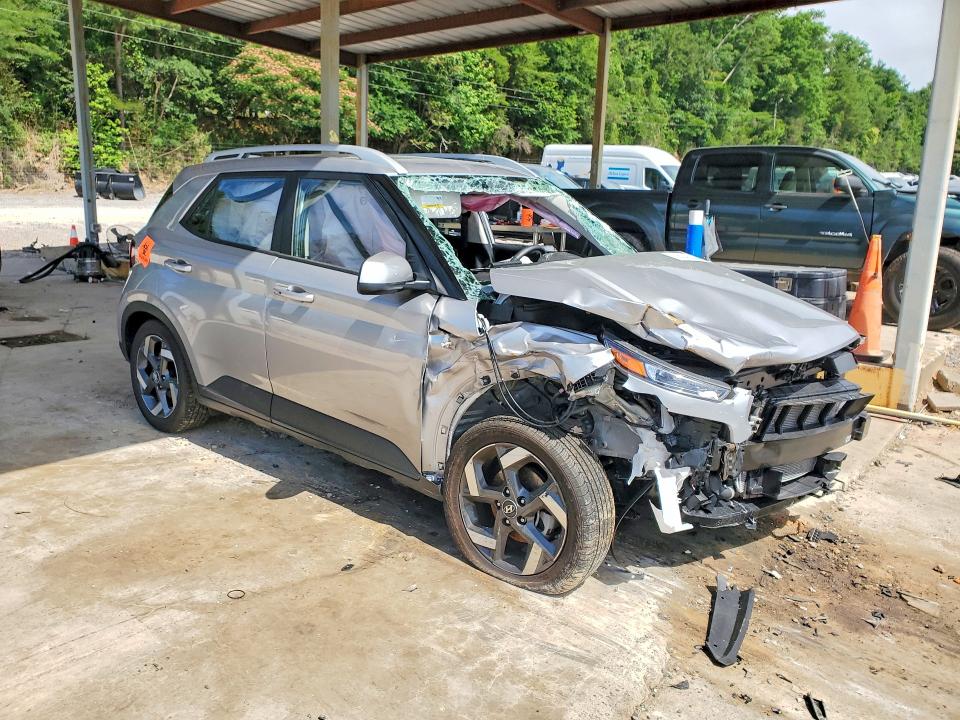 2026 Hyundai Venue VIN KMHRC8A36TU428122 COPART salvage auction — ROLLOVER, Al - Cert Of Title-Salvage Title, sold $425 on 2026-07-28 (photo 4)