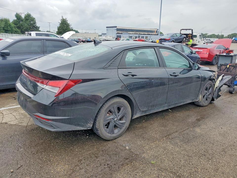 2022 Hyundai Elantra VIN 5NPLM4AG1NH075109 COPART salvage auction — FRONT END, OH - CERT OF TITLE-SALVAGE, sold $3,150 on 2026-07-17 (photo 3)