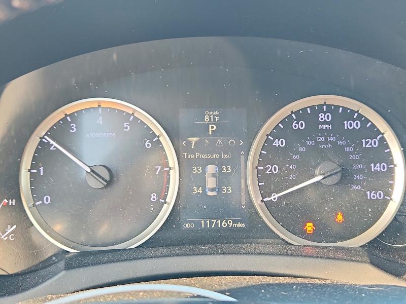 2014 Lexus Is VIN JTHBF1D24E5034833 COPART salvage auction — FRONT END, TX - SALVAGE VEHICLE TITLE (P), sold $3,500 on 2026-07-20 (photo 9)