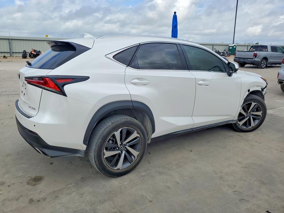 2020 Lexus Nx VIN JTJGARBZ9L5016987 COPART salvage auction — FRONT END, Tx - Salvage Vehicle Title, sold $7,300 on 2026-07-30 (photo 3)