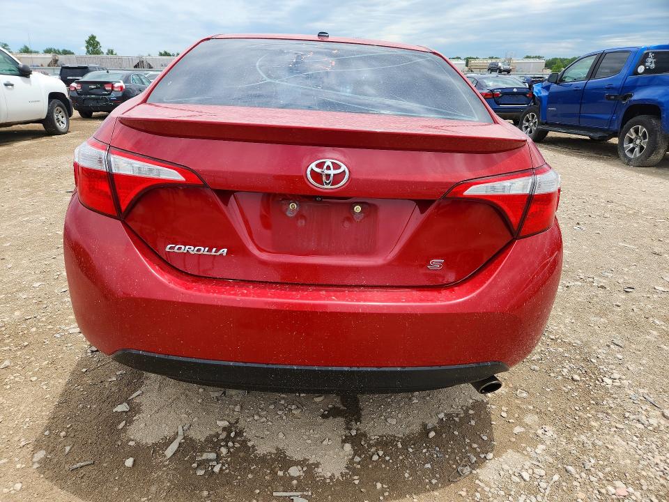 2014 Toyota Corolla VIN 5YFBURHE1EP045107 COPART salvage auction — FRONT END, Ks - Cert Of Title-Salvage, sold $1,100 on 2026-07-14 (photo 6)